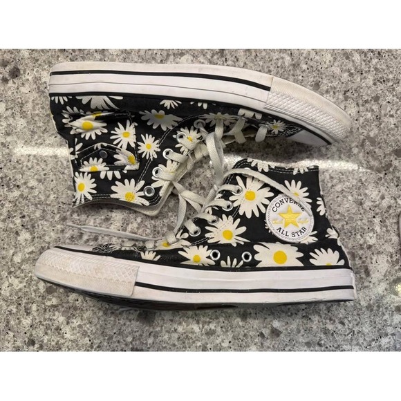 *Rare* Women's Converse Chuck Taylor Daisy High Top Sneakers w/Pockets-Size 9.5 - Picture 10 of 10